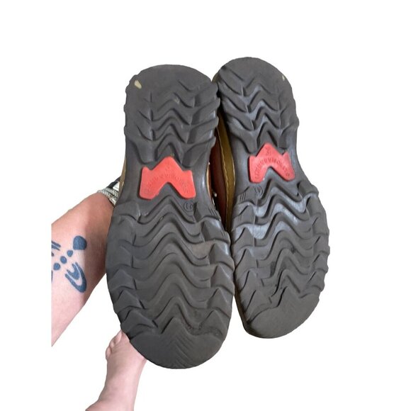 BELLININ BOOTS MEN'S BROWN LEATHER LACE-UP WALKING SHOES SZ 41/8 - Picture 7 of 8